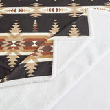 Yosemite Campfire Sherpa Throw, Black, 6 MOQ Throw