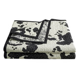 Clara Cowhide Reversible Quilt Set Quilt