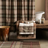 Huntsman Plaid 3PC Towel Set, Mocha Bath Towel