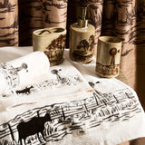 Jasper 3PC Towel Set, Mocha Bath Towel