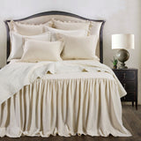 Luna Washed Linen Bedspread Set Bedspread