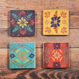4 PC Bonita Televera Design Coaster Set Coaster