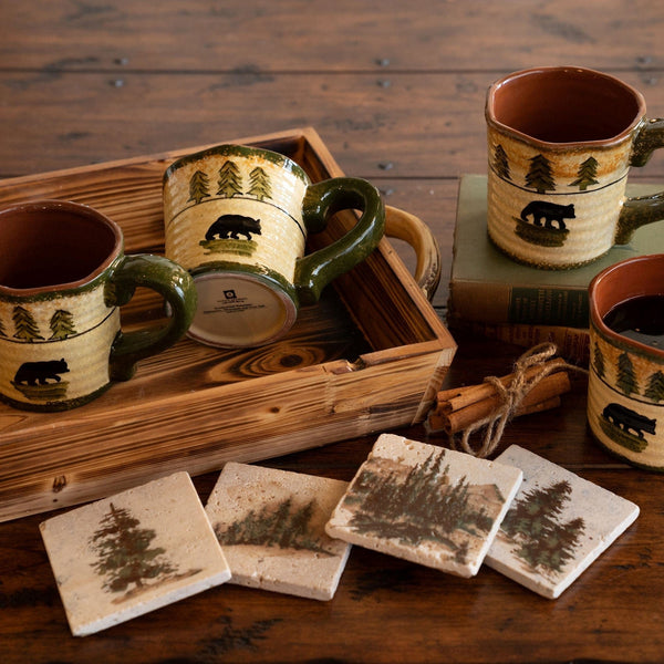 4 PC Joshua Coaster Set Coaster