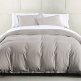 Hera Washed Linen Flange Bedding Set Comforter / Duvet Cover