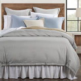 Hera Washed Linen Flange Bedding Set Comforter / Duvet Cover