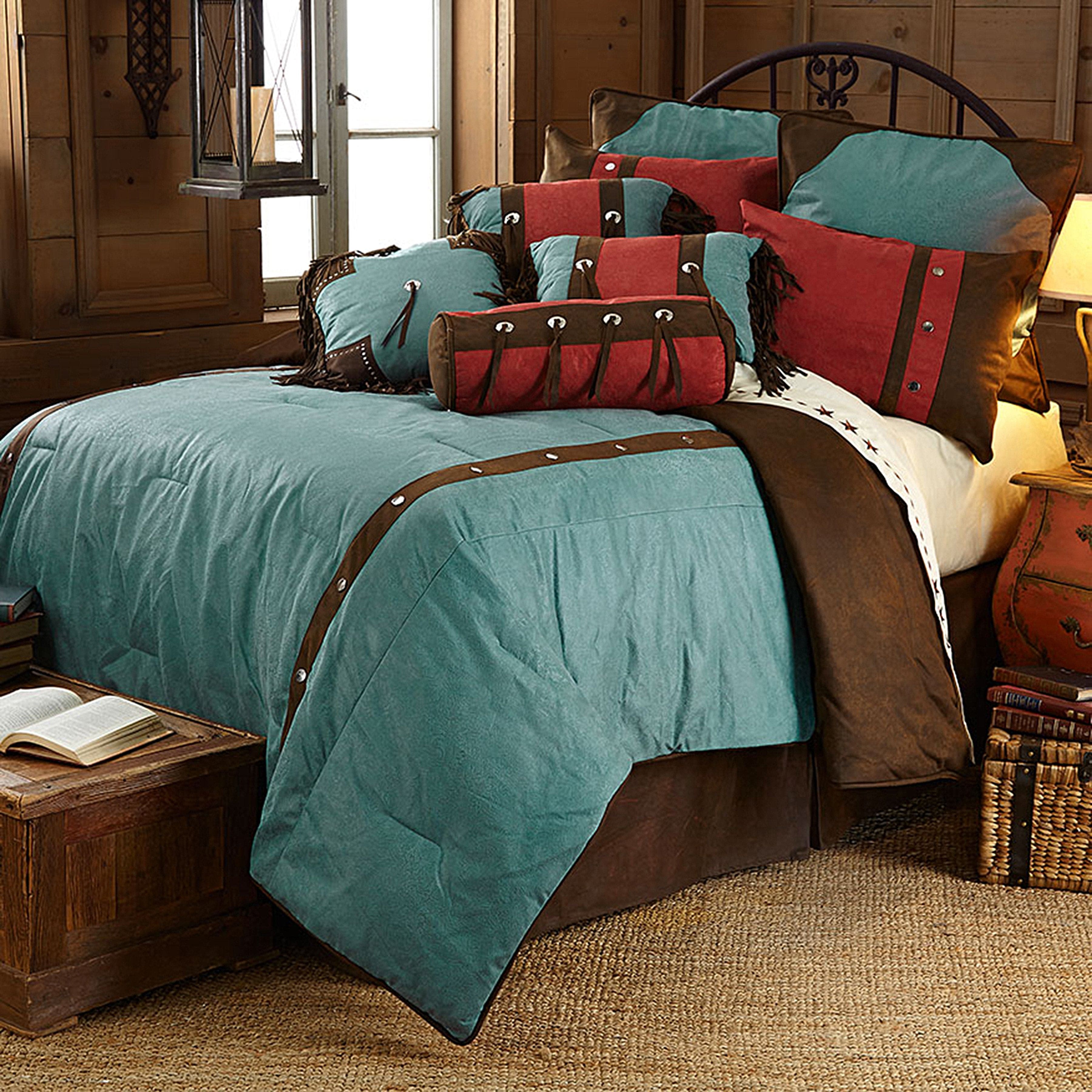 Turquoise shop bedding set