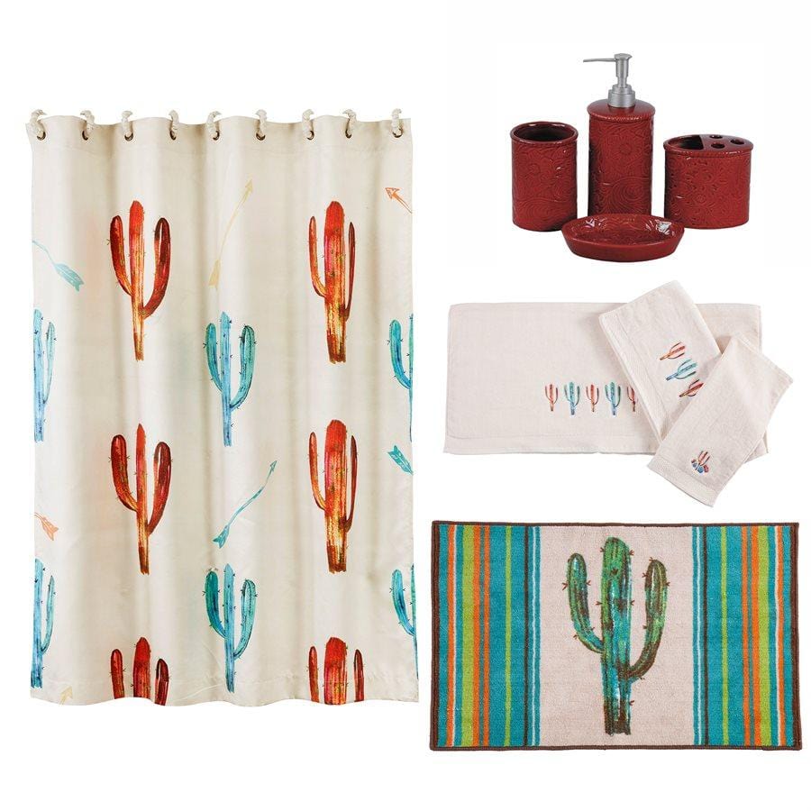 HiEnd Accents Cactus Bathroom Decor Set