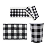 Camille Buffalo Check 5 PC Bath Accessory and Towel Set Complete Bathroom Sets