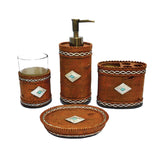 Socorro 4 PC Bath Countertop Accessory Set Countertop Bathroom Sets