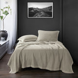 Waffle Weave Cotton Coverlet Coverlet / Twin / Light Tan Coverlet