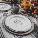 Ranch Life Melamine Dinner Plates, Set of 4 Dinner Plate