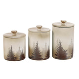 Clearwater Pines 19 PC Dinnerware and Canister Set Dinnerware Set