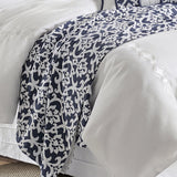Kavali Floral Jaquard Duvet Cover, Super King Super King Duvet Cover