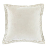 Stella Faux Silk Velvet Flanged Euro Sham Euro Sham