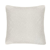 Porto Matelassé Euro Sham, 27x27 Vintage White Euro Sham