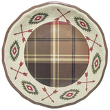 Aztec Bear 14PC Melamine Dinnerware Set Melamine Dinnerware