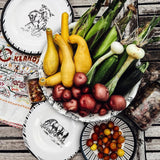 Ranch Life 14PC Melamine Dinnerware Set Melamine Dinnerware