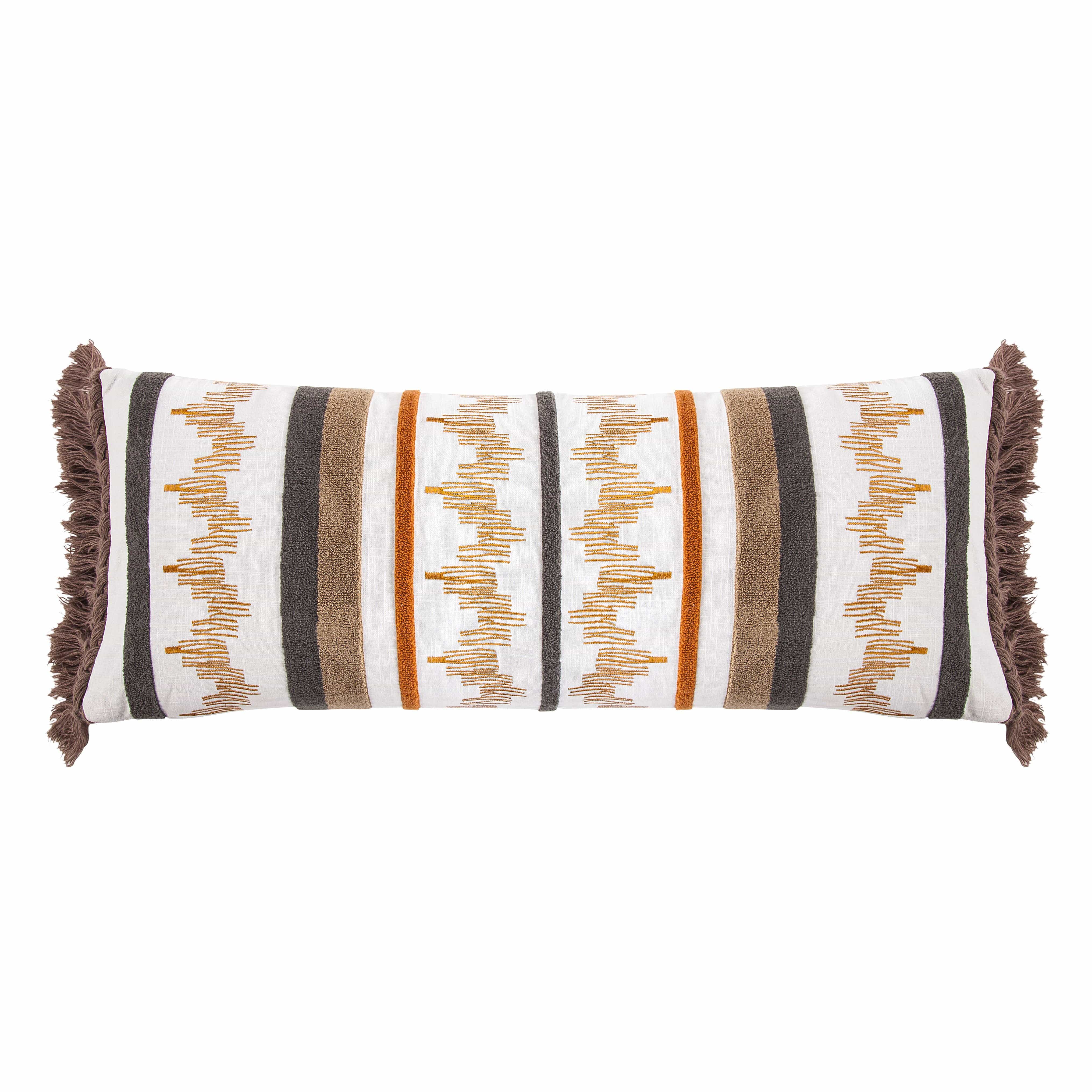 HiEnd Accents Aria Embroidery Lumber Pillow