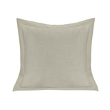 Single Flanged Washed Linen Pillow Light Tan Pillow