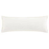 Stella Faux Silk Velvet Long Lumbar Pillow Stone Pillow
