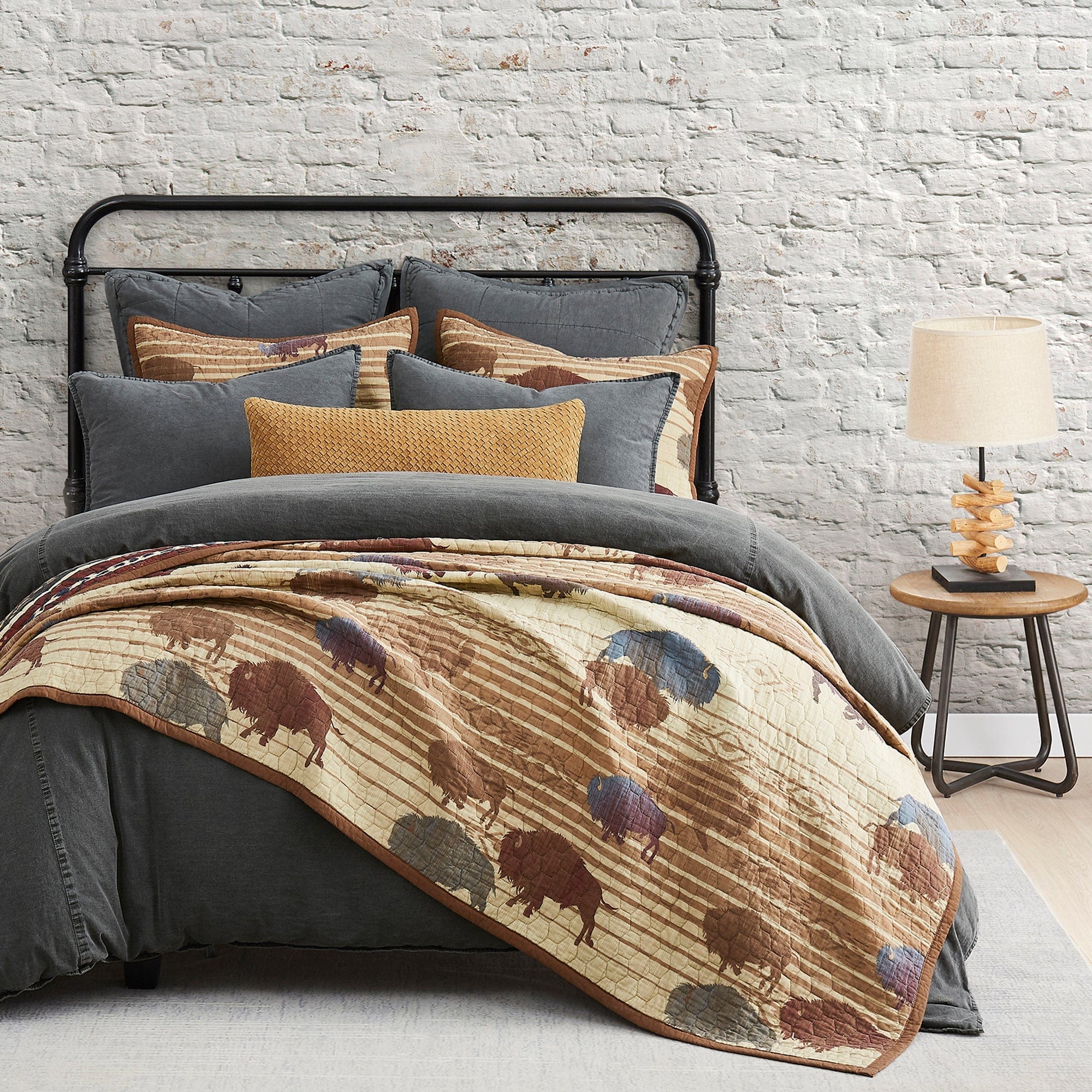 Home on the Range Reversible Quilt Set HiEnd Accents