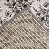 Lyla Floral Print Reversible Quilt Set Quilt