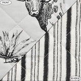 Ranch Life Printed Reversible Quilt Set Quilt