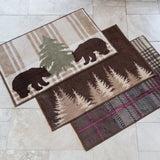 Clearwater Pines Chocolate Kitchen/Bath Rug Rug