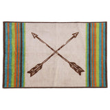Serape Kitchen/Bath Rug w/ Arrow Design Rug
