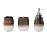 Running Remuda Ceramic 3PC Countertop Bathroom Set