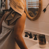 Running Remuda Ceramic 3PC Countertop Bathroom Set