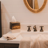 Running Remuda Ceramic Tissue Box Cover