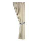 Beaufort Natural Canvas Curtain Panel Set (PAIR) Sale-Curtain