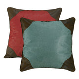 Cheyenne Red & Turquoise Reversible Euro Sham Sham