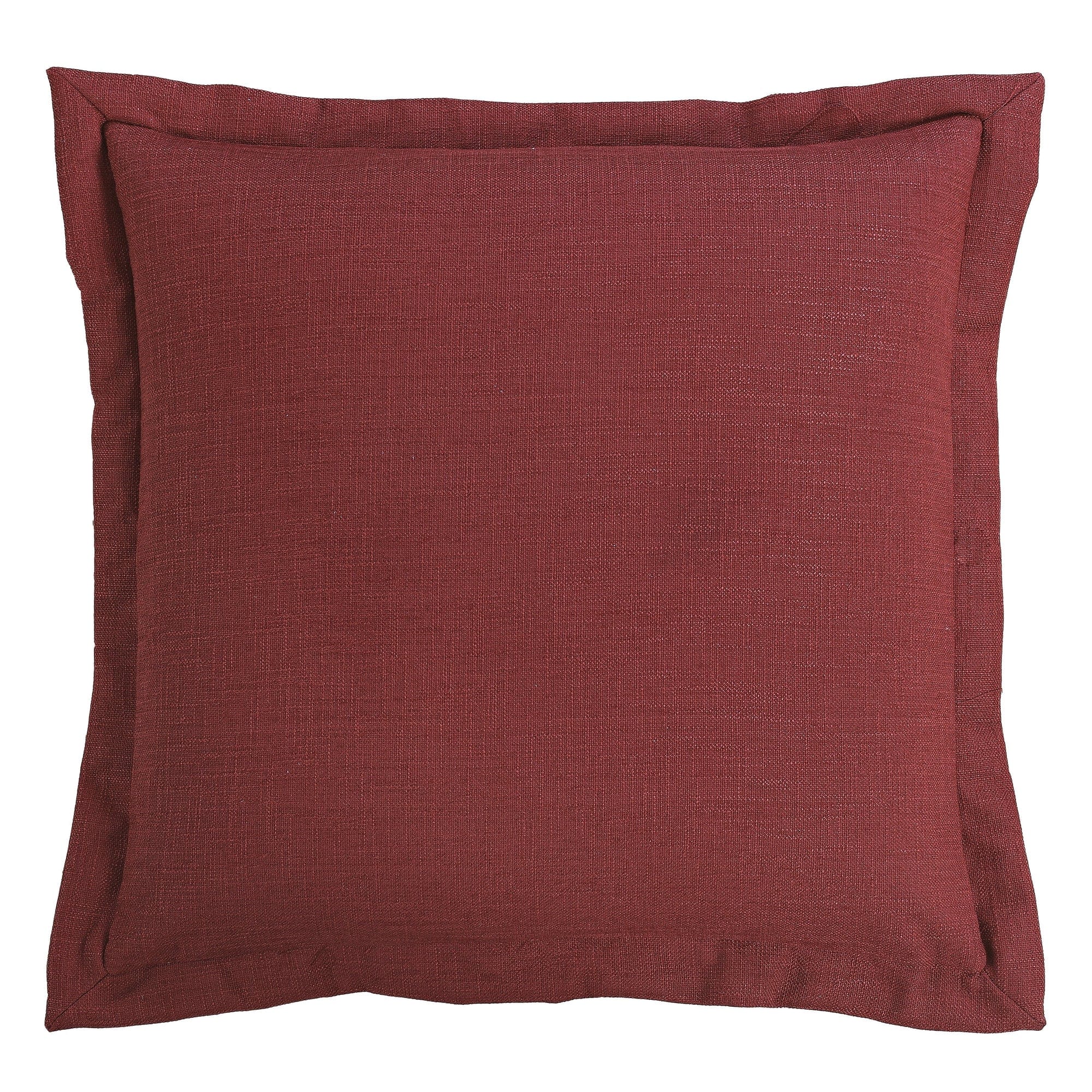 Burgundy euro pillow shams top