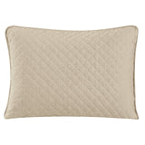Anna Diamond Quilted Pillow Shams Standard / Light Tan Sham