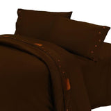 Bear Sheet Set, 350 Thread Count, King King / Chocolate Sheet