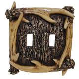 Antler Double Switch Wall Plate Switch Plates & Outlet Covers