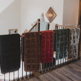 Stella Faux Silk Double Box Stitch Throw Throw