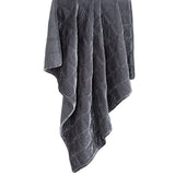 Stella Faux Silk Velvet Double Box Stitch Throw Throw