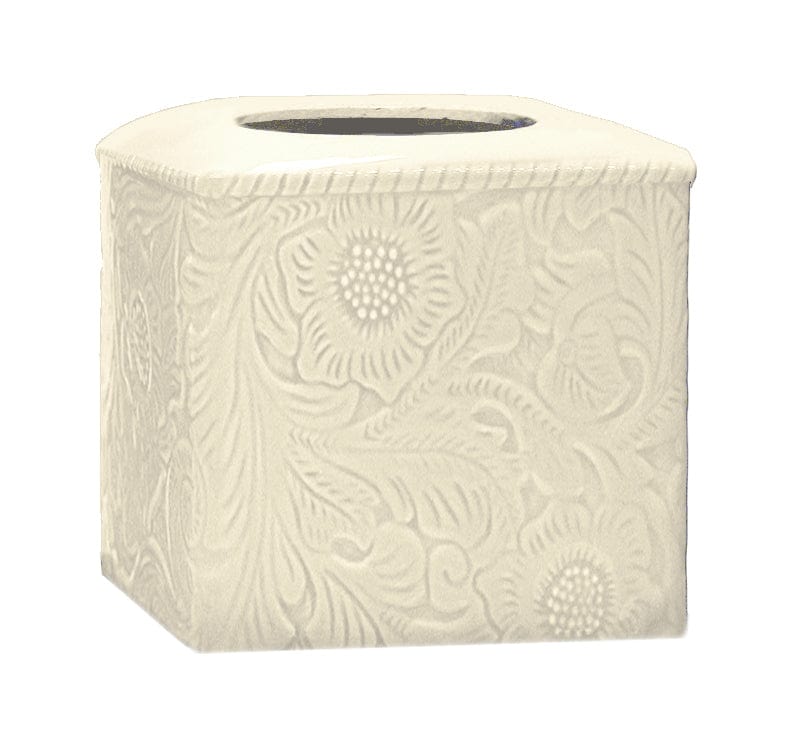 Ceramic Tissue Box Cover Napkin Holder for Countertop Living Room Household  Black 