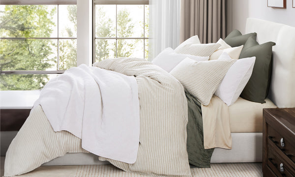 Embrace Luxury and Comfort With HiEnd Accents' 100% French Flax Linen Collection