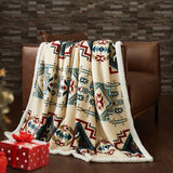 Spirit Valley Campfire Sherpa Throw