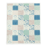 Patchwork Paisley Campfire Sherpa Throw