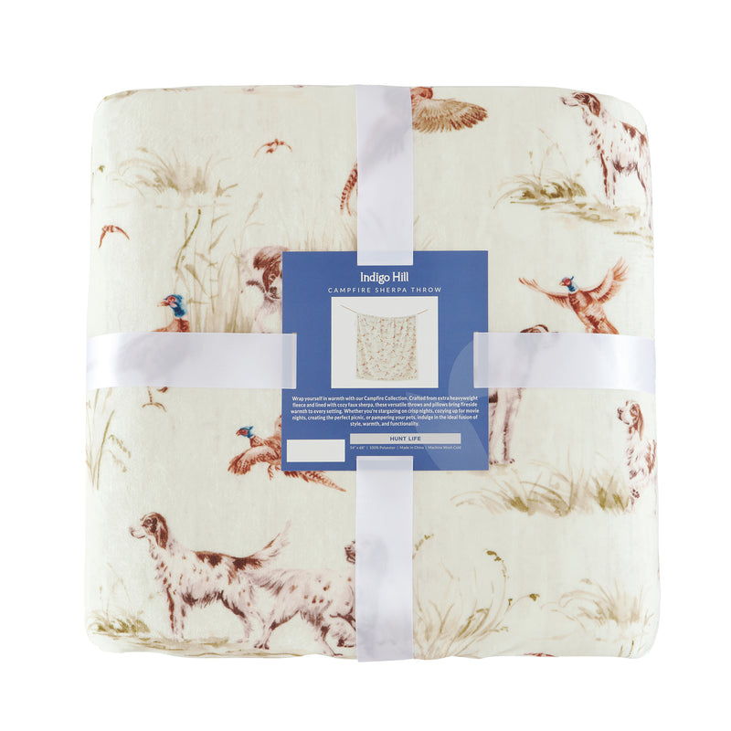 Hunt Life Campfire Sherpa Throw