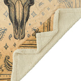 Marston Longhorn Campfire Sherpa Throw