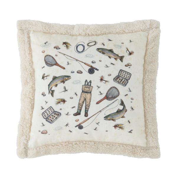 Angler Gear Campfire Sherpa Pillow