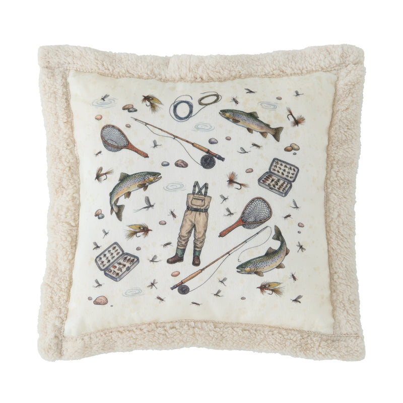Angler Gear Campfire Sherpa Pillow