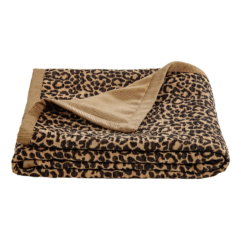 Adrienne Leopard Throw