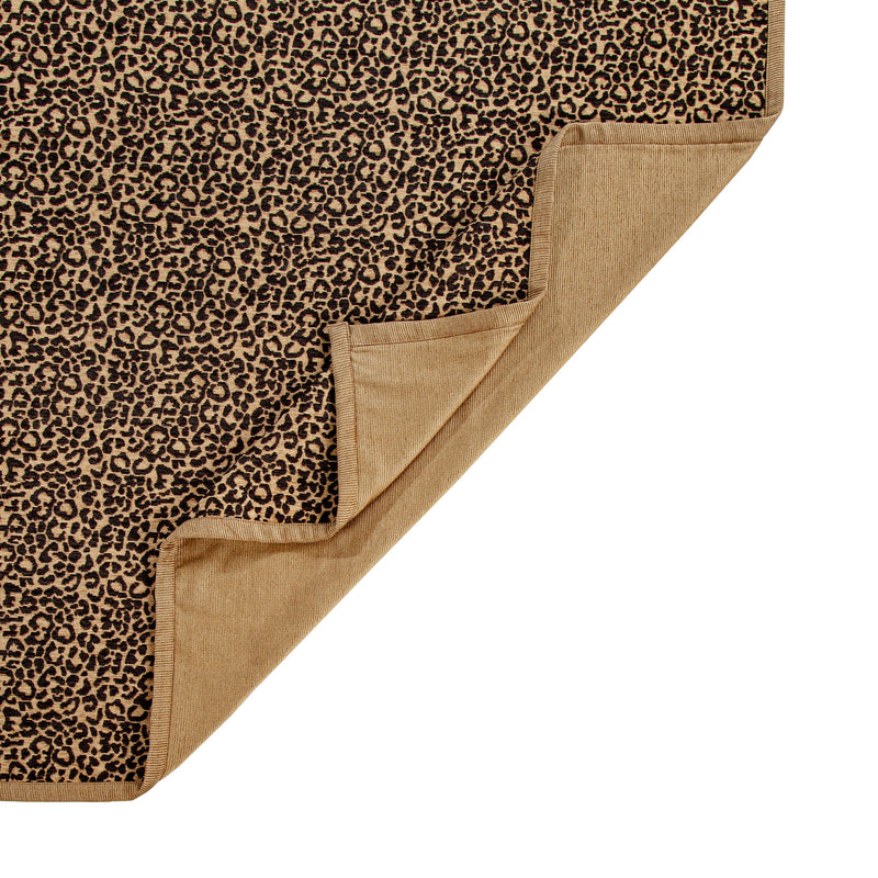 Adrienne Leopard Throw